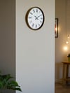 36 Cm Kahverengi Dekoratif Duvar Saati