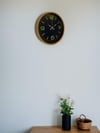 36 Cm Kahverengi Dekoratif Duvar Saati