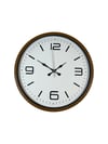 36 Cm Kahverengi Modern Dekoratif Duvar Saati