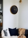 36 Cm Kahverengi Modern Duvar Saati