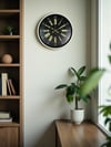 36 Cm Krem Dekoratif Duvar Saati