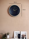 36 Cm Krem Dekoratif Duvar Saati