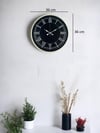 36 Cm Krem Dekoratif Duvar Saati