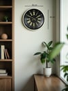 36 Cm Krem Dekoratif Duvar Saati
