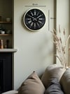 36 Cm Krem Modern Duvar Saati