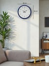 36 Cm Lacivert Dekoratif Duvar Saati