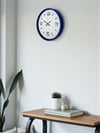 36 Cm Lacivert Modern Dekoratif Duvar Saati