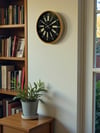 36 Cm Modern Kahverengi Duvar Saati