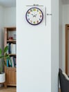 36 Cm Mor Çocuk Odası Duvar Saati