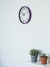 36 Cm Mor Standart Duvar Saati