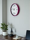 36 Cm Pembe Modern Duvar Saati