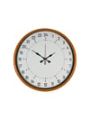 36 Cm Turuncu 24 Saat Göstergeli Özel Tasarım Duvar Saati