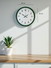 36 Cm Yeşil Dekoratif Duvar Saati