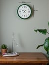 36 Cm Yeşil Modern Dekoratif Duvar Saati