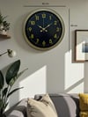 40 Cm Metal Eskitme Klasik Duvar Saati