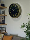 40 Cm Metal Eskitme Klasik Duvar Saati