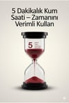 5 Dakikalık Kum Saati Zamanlayıcı – KIRMIZI Dekoratif Masa Saati 4 Renk Seçeneği