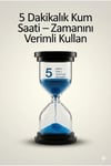 5 Dakikalık Kum Saati Zamanlayıcı – MAVİ Dekoratif Masa Saati 4 Renk Seçeneği