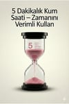 5 Dakikalık Kum Saati Zamanlayıcı – PEMBE Dekoratif Masa Saati 4 Renk Seçeneği