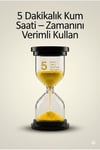 5 Dakikalık Kum Saati Zamanlayıcı – SARI Dekoratif Masa Saati 4 Renk Seçeneği