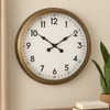 60 cm Eskitme Metal Dekoratif Duvar Saati