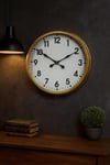60 cm Eskitme Metal Standart Duvar Saati
