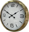 60 cm Gold Metal Dekoratif Duvar Saati