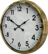 60 Cm Gold Metal Dekoratif Duvar Saati