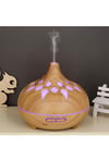 Aroma Difüzör Gece Işığı 7 Led DESENLİ Nemlendirici Kumandalı Buhar Makinesi 550 ml
