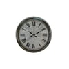 Atlas Silver 40 Cm Metal Duvar Saati