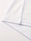 Baskılı Oversize Bisiklet Yaka T-shirt - Beyaz
