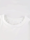 Baskılı Oversize Bisiklet Yaka T-shirt - Beyaz