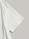 Baskılı Oversize Bisiklet Yaka T-shirt - Beyaz