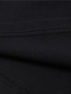 Baskılı Oversize Bisiklet Yaka T-shirt - Siyah