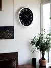 Beyaz 36 Cm Modern Duvar Saati