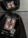 Bisiklet Yaka Baskılı Sweatshirt - Siyah