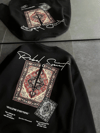 Bisiklet Yaka Baskılı Sweatshirt - Siyah