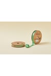 Biye Saten Katlı 026 Yeşil 2 Cm 25 Metre %100 Polyester