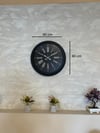 Black Noble 40 Cm Metal Modern Duvar Saati