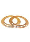 Çanta Sapı Oval Açık Kahverengi 18 Cm