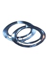 Çanta Sapı Oval Siyah-beyaz 18 Cm