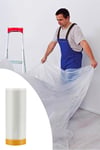 Çarşı Point®  Boya Badana Eşya Koruma Hışır Örtüsü 180cm x 15 mt Yapışkanlı Hışır Örtü