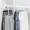 Çarşı Point®  Hareketli Dolap İçi Pantolon Kravat Şal Askı Sistemi Düzenleyici Katmanlı Askılık Organizer
