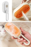 Çarşı Point®  Saplı Su Püskürtmeli Kedi Köpek Fırçası Masaj Etkili Tüy Toplama Tarağı