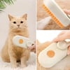 Çarşı Point®  Saplı Su Püskürtmeli Kedi Köpek Fırçası Masaj Etkili Tüy Toplama Tarağı