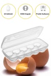 Çarşı Point® 10 Bölmeli Kilitli Kapaklı Yumurtalık Saklama Kutusu YU110