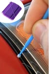 Çarşı Point® 100’lü Mini Tek Kullanımlık Araba Rötüş Fırçası –İnce Uçlu Yumuşak Kıllı Boya Uygulayıcı, Otomotiv Detaylandırma