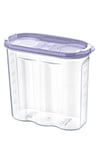 Çarşı Point® 2 Kapaklı Ölçekli Erzak Kuru Gıda Saklama Kutusu Kabı - 1,7 Litre - SA935