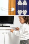 Çarşı Point® 2'li Mini Çok Amaçlı Kilit- Çocuk Güvenlik Gereçkerli Çekmece,Dolap,Kapak Kilidi