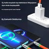 Çarşı Point® 3 in 1 Type-C + Micro Usb + Lightning Hızlı Şarj Kablosu Silikon Kablo 1 Metre Opp Ambalaj